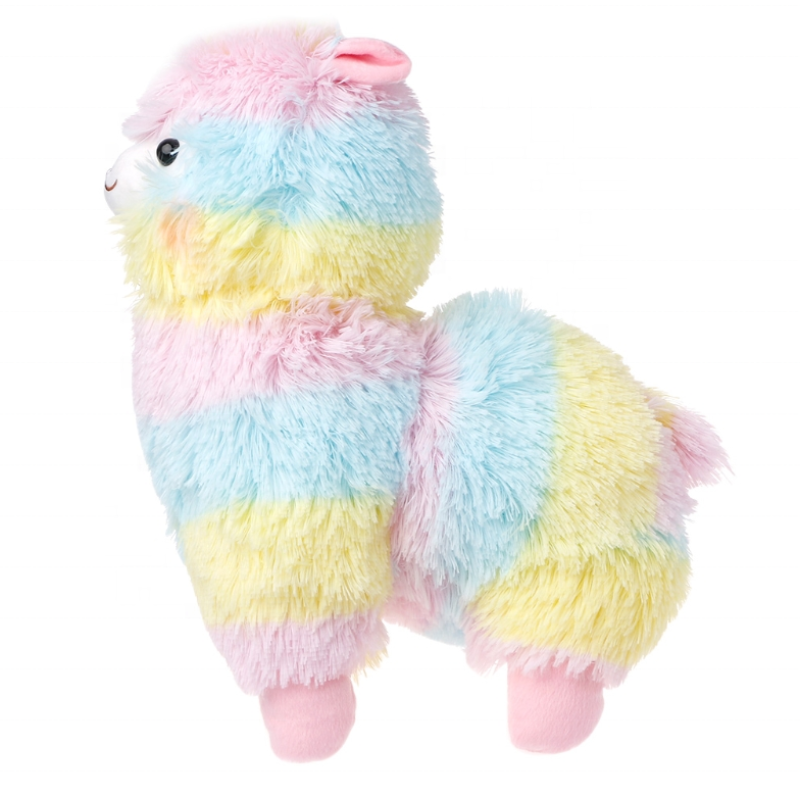 Plush Toy Factory - Rainbow Alpaca Stuffed Animal