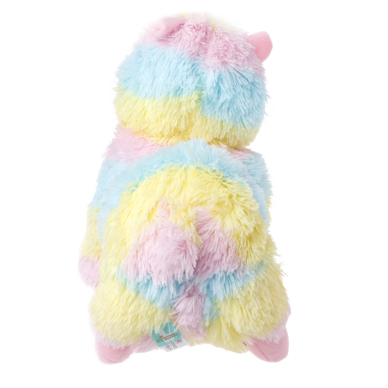 Plush Toy Factory - Rainbow Alpaca Stuffed Animal