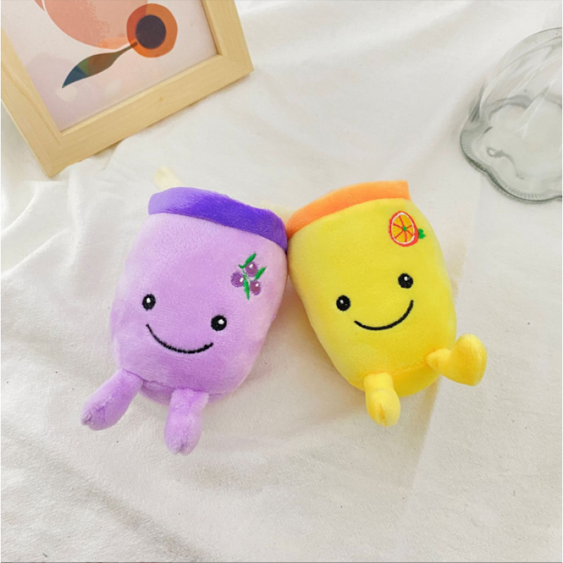 Plush Keychain Manufacturer - Bubble Tea Cup Plush Toy