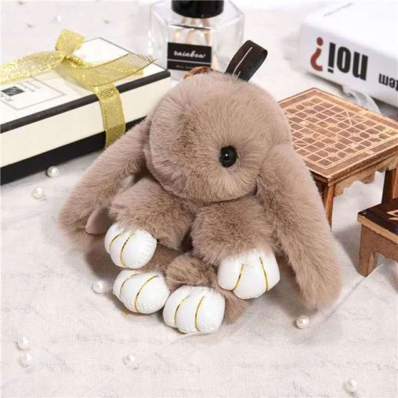 Plush Keychain Factory - Rabbit Fur Keychain