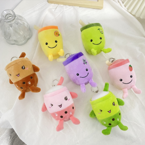 Plush Keychain Manufacturer - Bubble Tea Cup Plush Toy