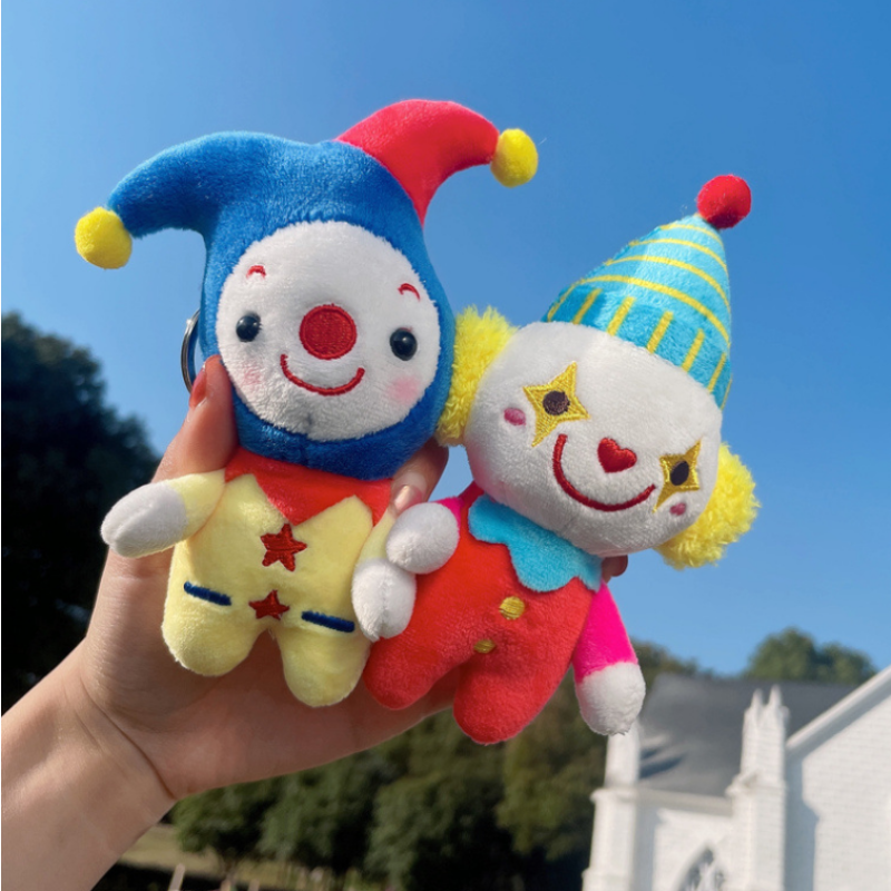 Plush Keychain Manufacturer - Circus Clown Bag Pendant