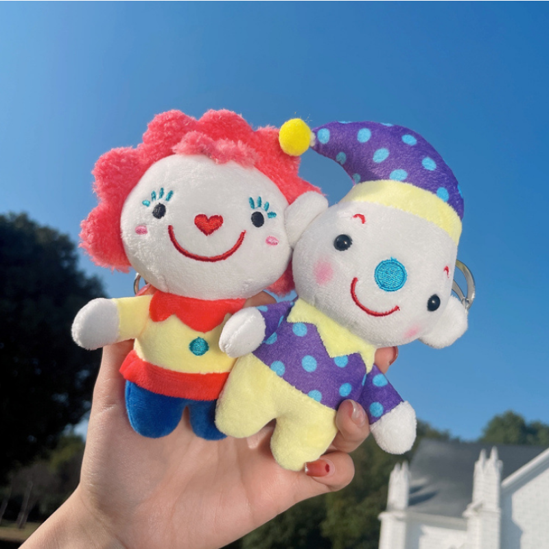 Plush Keychain Manufacturer - Circus Clown Bag Pendant