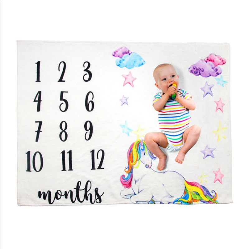 Baby Blanket Manufacturer - Fleece Milestone Blanket