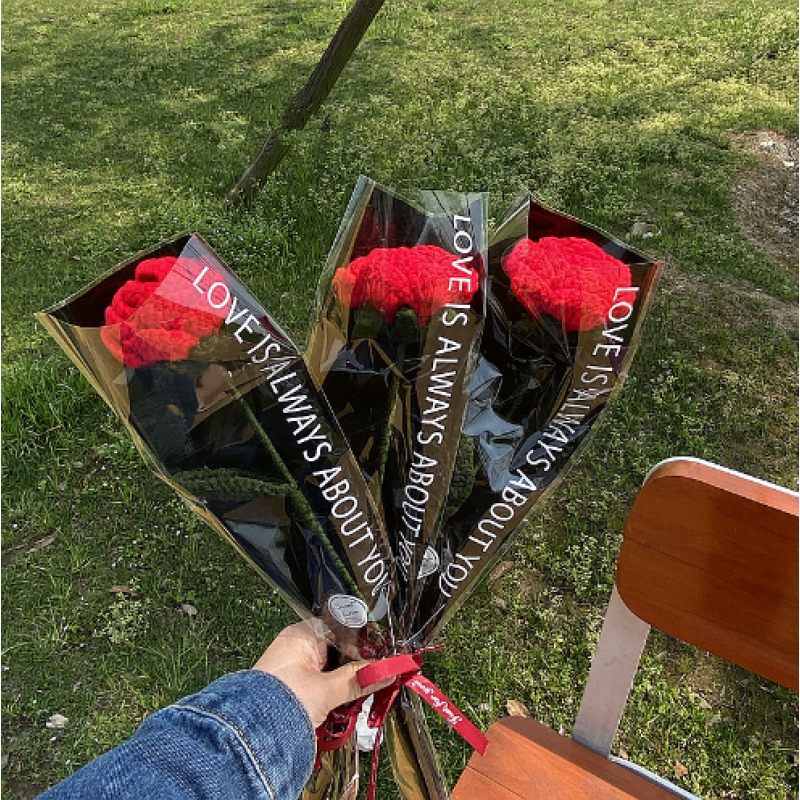 Crochet Flower Factory - Handmade Knitted Rose