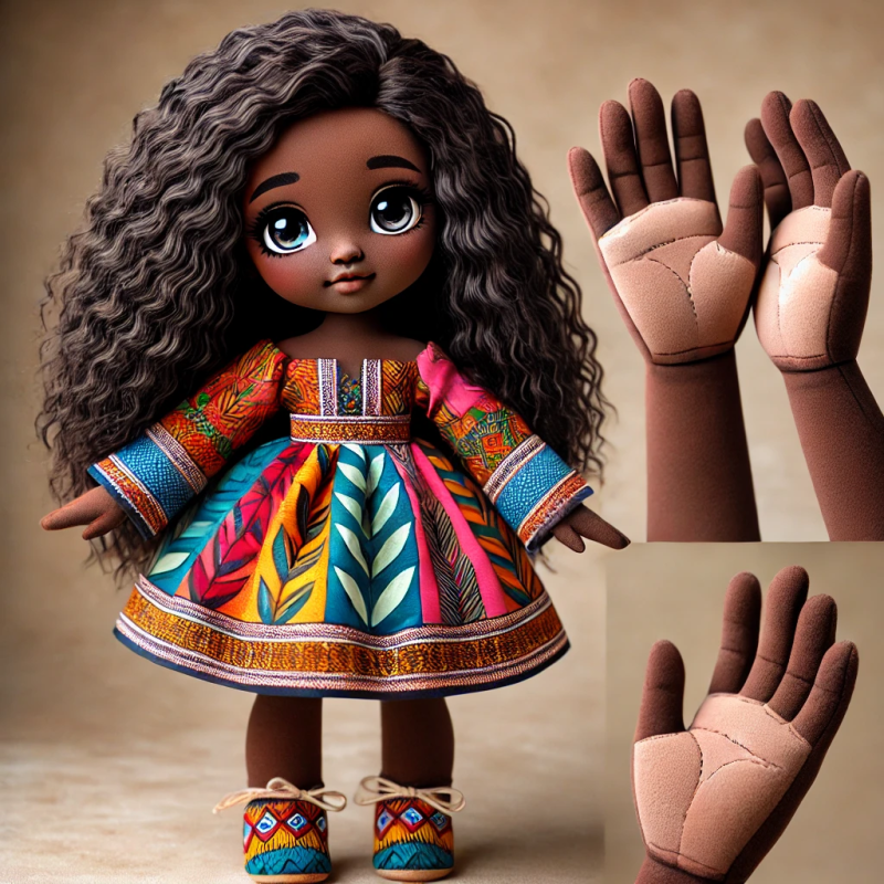 Plush Doll Factory - Custom African American Doll OEM