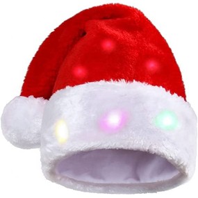 Christmas Hat Factory - Light Up Santa Hat