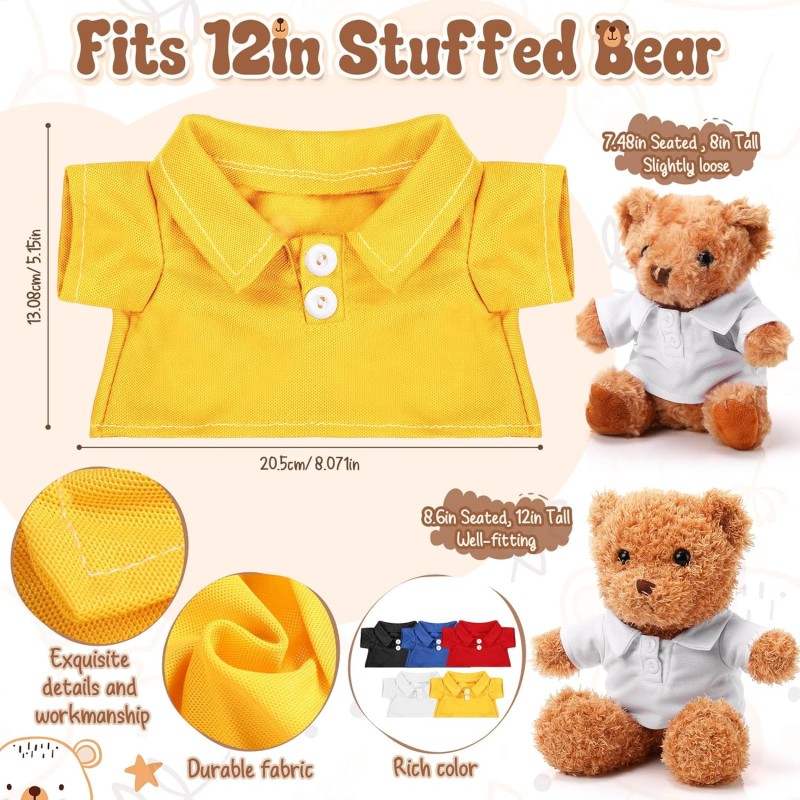 Doll Clothes Factory - Polo Shirt Animal Outfit