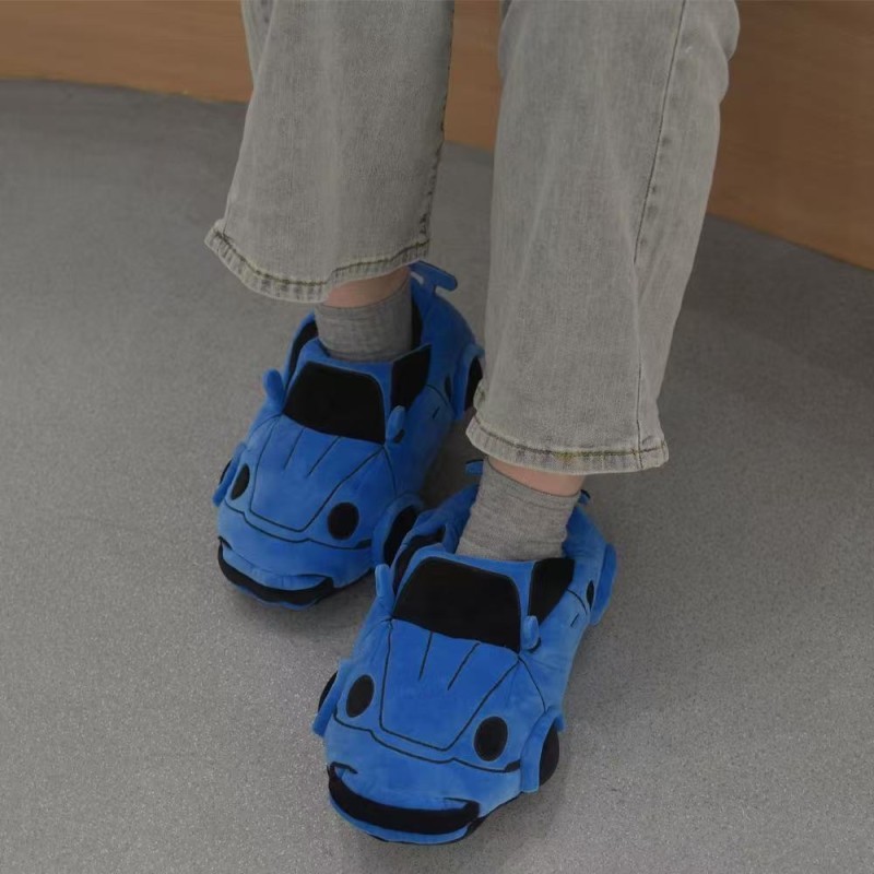 Slippers Factory - Simulation Car Plush Shoes
