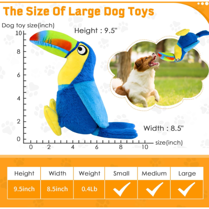 Dog Toy Factory - Squeaky Stuffed Chew Toy