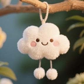 Keychain Factory - Custom Cloud Brooch Keychain