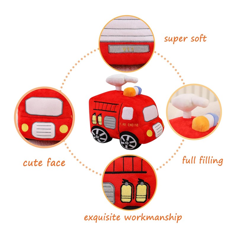 Plush Toy Manufacturer - Fire Engine Truck Toy
