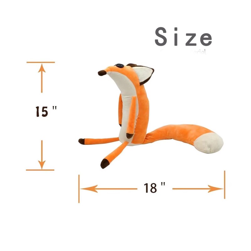 Plush Toy Manufacturer - Orange Fox Sleeping Doll