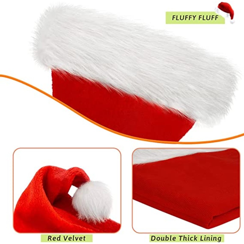 Christmas Hat Factory - Light Up Santa Hat