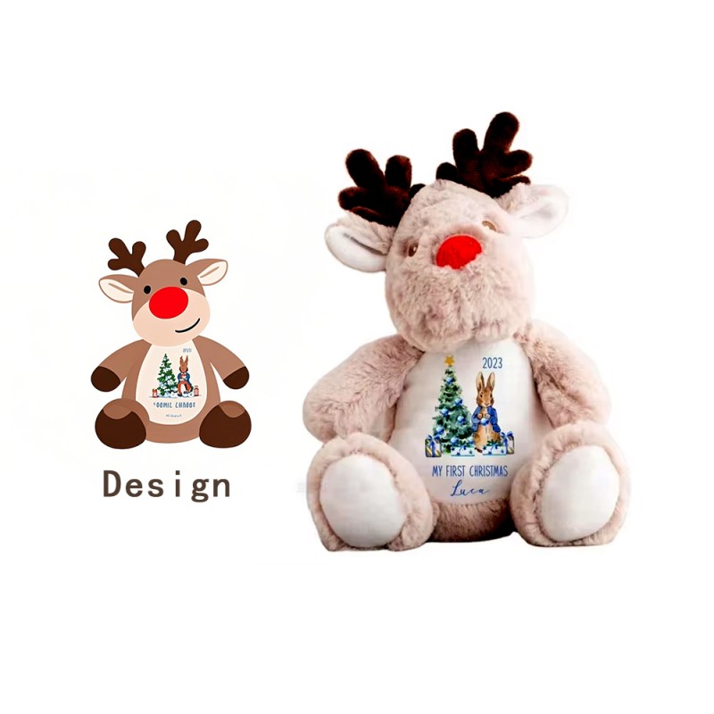 Plush Toy Factory - Christmas Reindeer Teddy