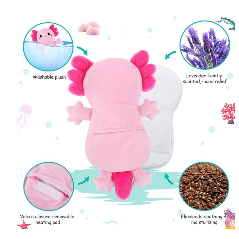 Heating Toy Manufacturer - Lavender Axolotl Pad