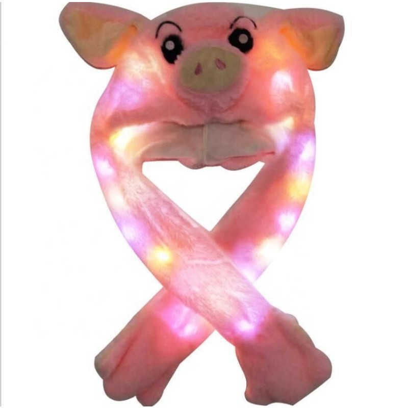 Plush Hat Factory - LED Animal Hat with Light