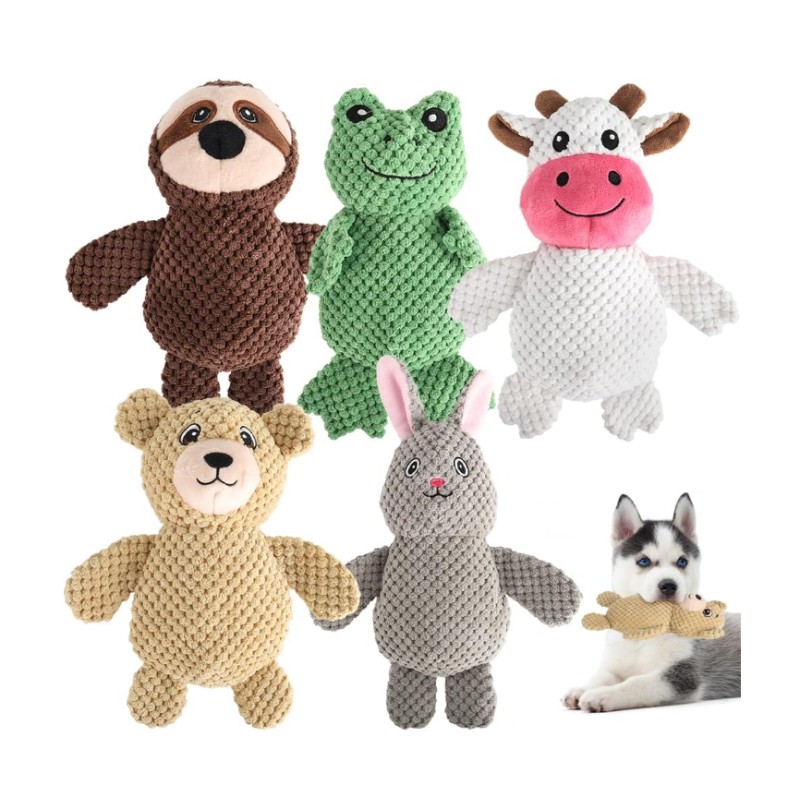 Dog Toy Factory - Squeaky Stuffing Free Chew