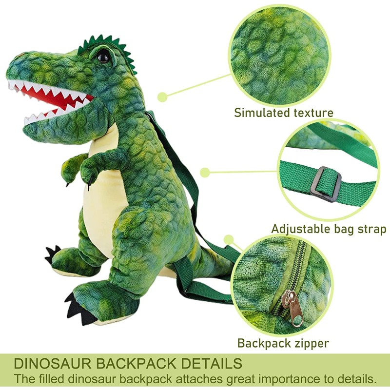 Backpack Manufacturer - Dinosaur Bag with Zipper