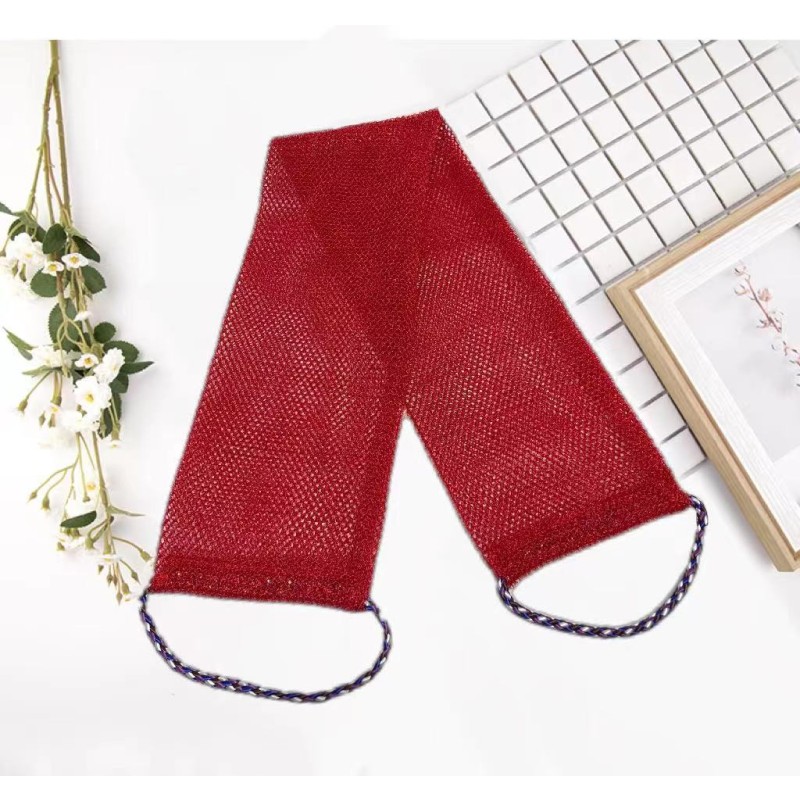 Bath Towel Manufacturer - Pull Rope Bubble Scrub