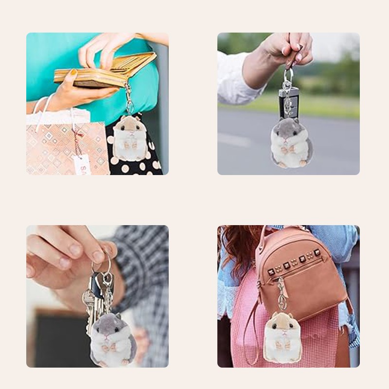 Keychain Manufacturer - Custom Hamster Keychain