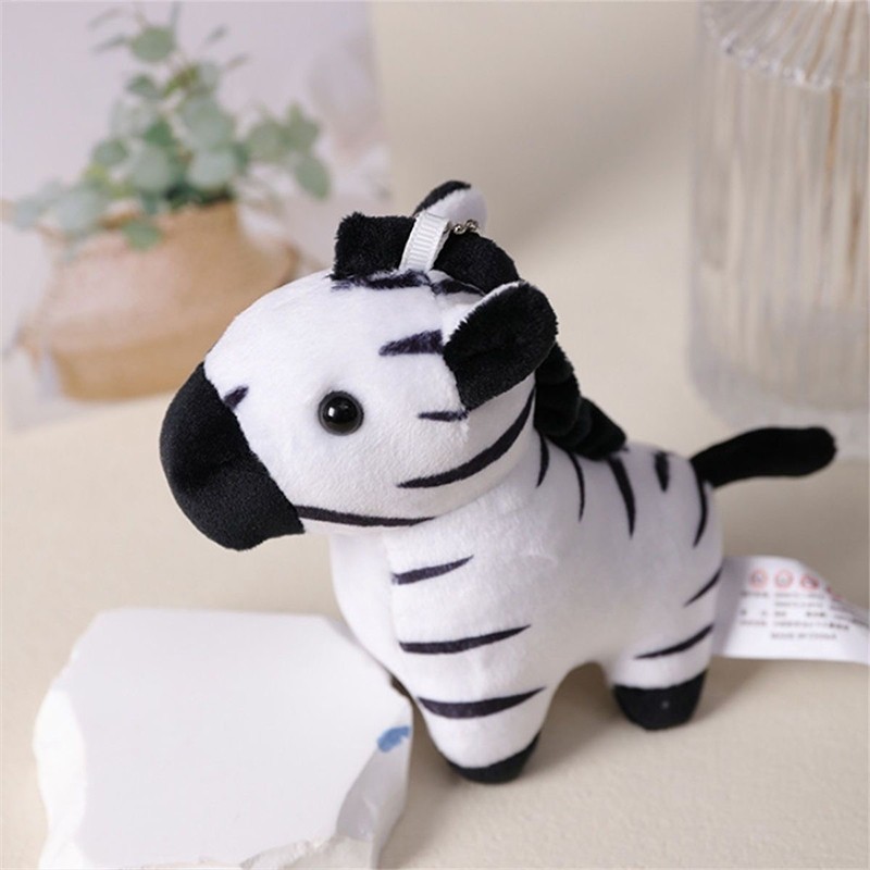 Plush Toy Manufacturer - Zebra Giraffe Keychain