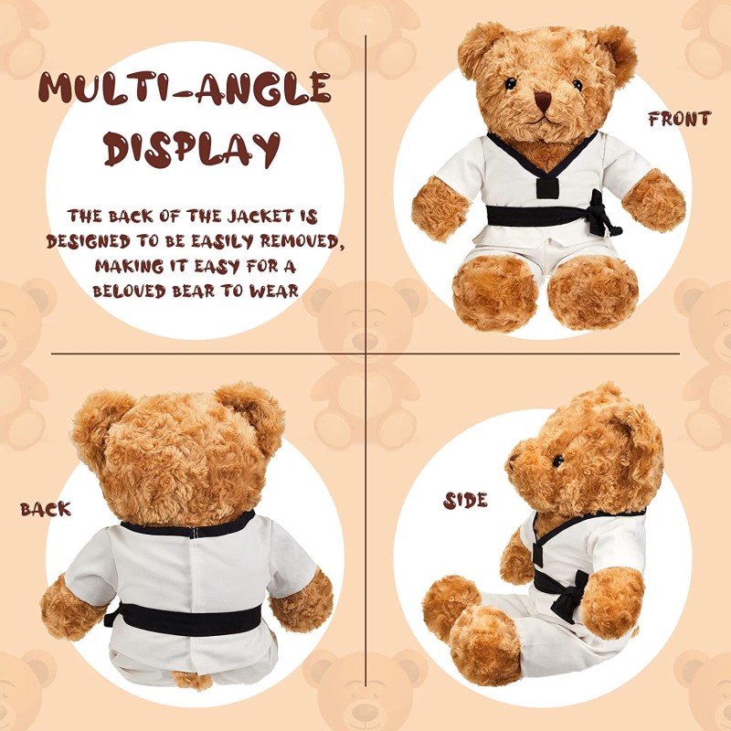 Doll Clothes Manufacturer - Taekwondo Bear Uniform