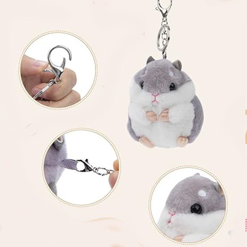 Keychain Manufacturer - Custom Hamster Keychain