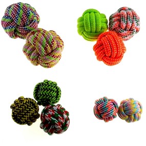 Pet Toy Factory - Hand Woven Rope Ball Toy