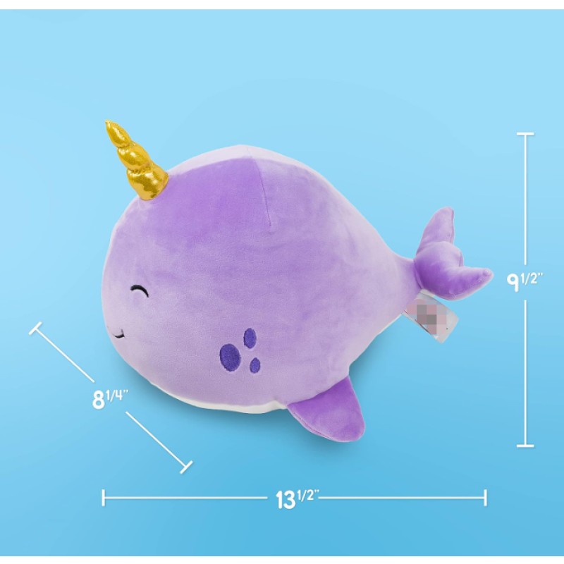 Plush Toy Manufacturer - Soft Narwhal Marine Toy