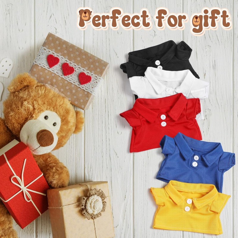 Doll Clothes Factory - Polo Shirt Animal Outfit