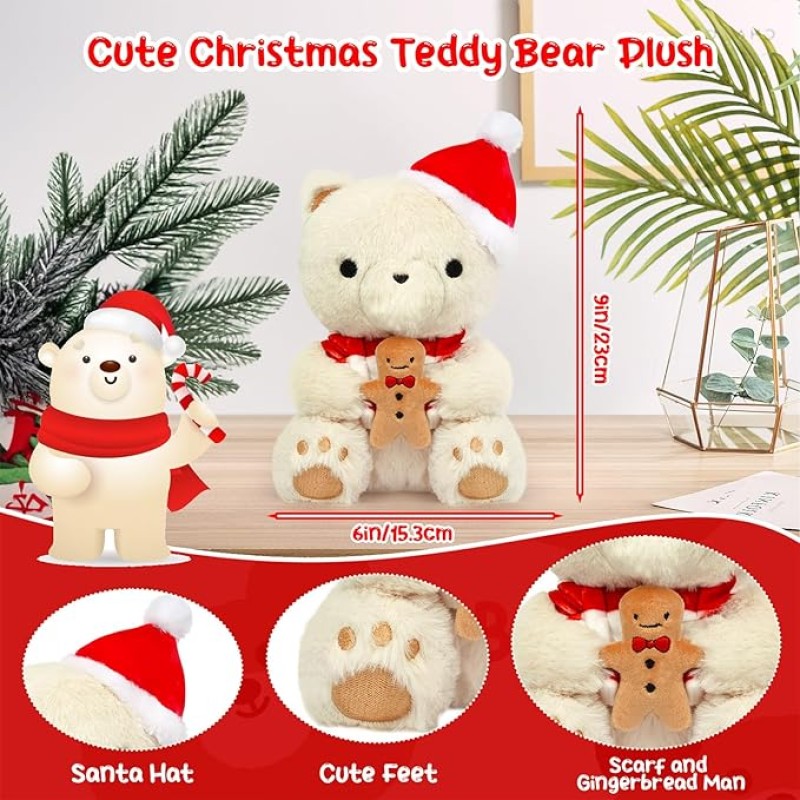 Plush Toy Manufacturer - Christmas Teddy Pillow
