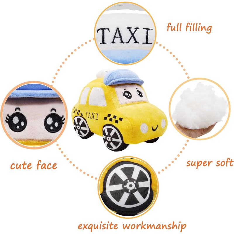 Plush Toy Manufacturer - Taxi Car Plush Toy