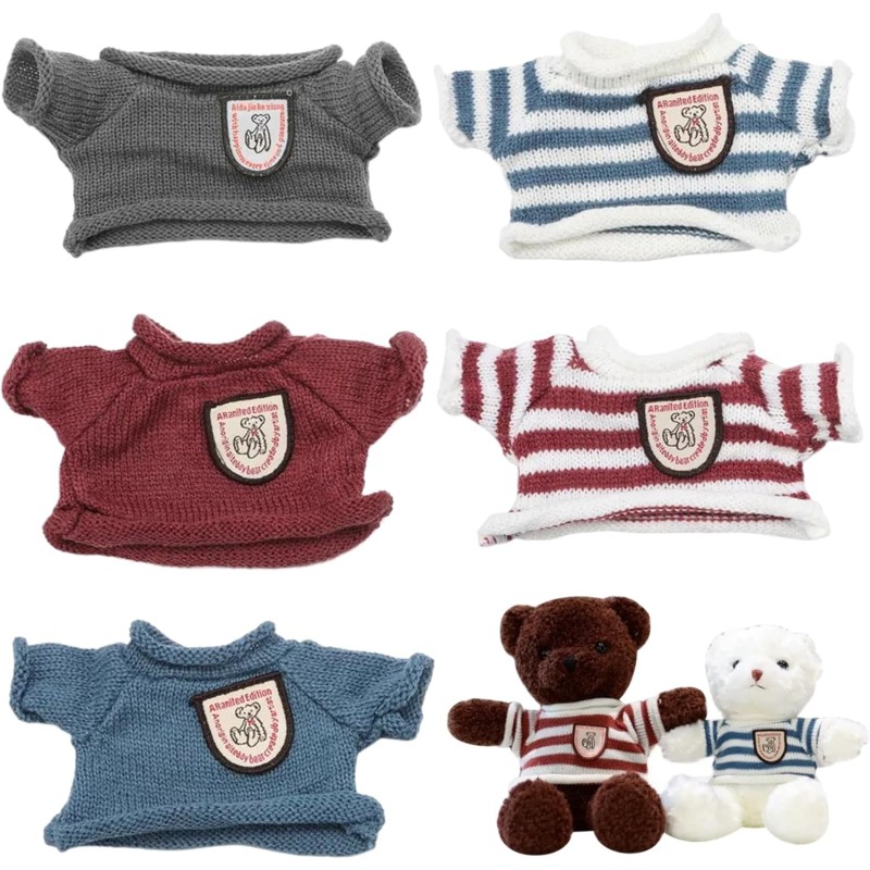 Doll Clothes Factory - 5Pcs Bear Sweater