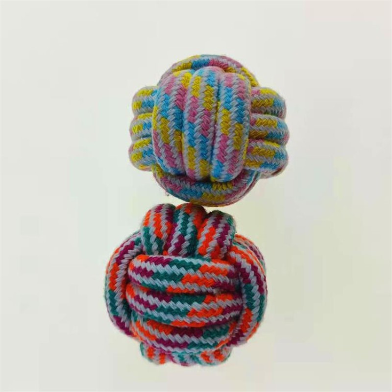 Pet Toy Factory - Hand Woven Rope Ball Toy