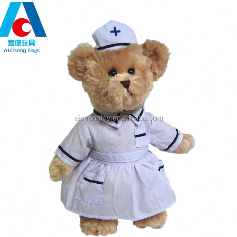 Plush Toy Factory - Green Doctor Bear Toy