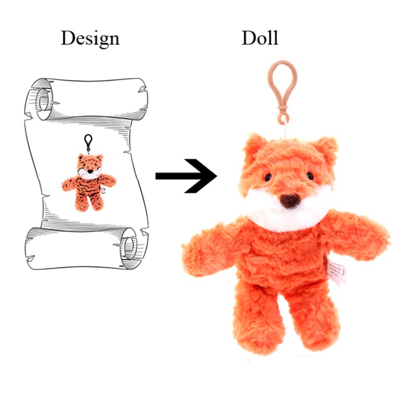 Teddy Bear Keychain Factory - Bulk Custom Soft Stuffed with Clothes