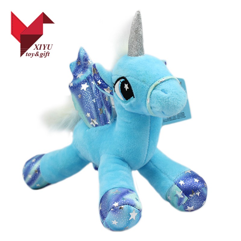 Unicorn Plush Toy Factory - OEM Custom Big Eyed Blue Doll
