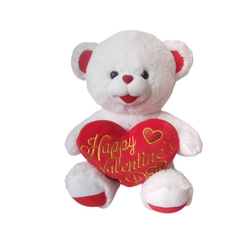 Valentine Teddy Bear Supplier - OEM Custom Love Heart Design