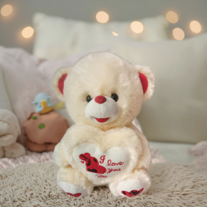 Valentine Teddy Bear Supplier - OEM Custom Love Heart Design