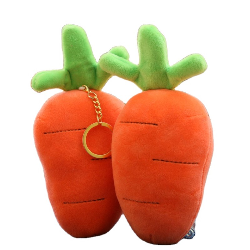 Carrot Keychain Factory - OEM Custom Soft Plush Doll Toy