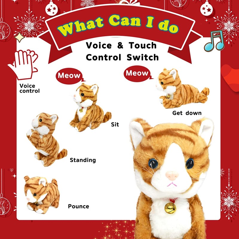 Cat Plush Toy Factory - OEM Custom Interactive Robot Voice