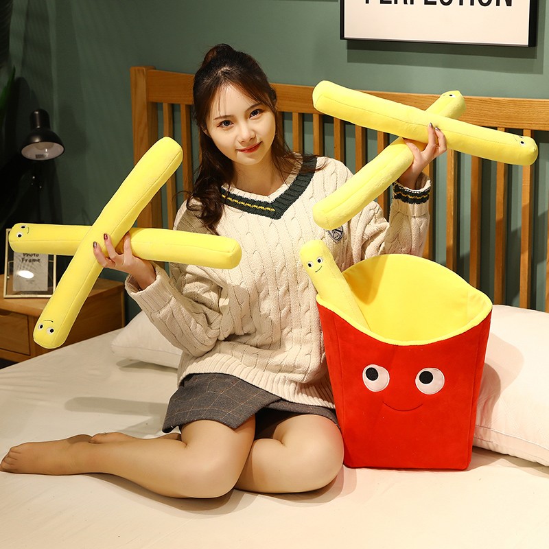 French Fries Plush Supplier - OEM Custom Kawaii Food Shape
