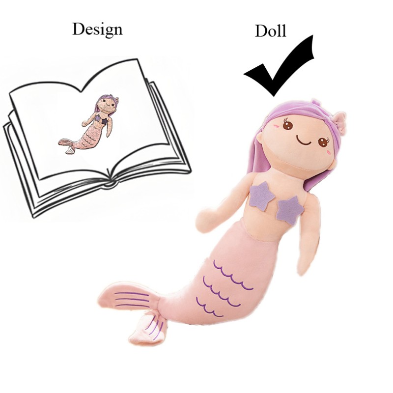 Mermaid Plush Toy Manufacturer - OEM Custom 5-13 Years Kids