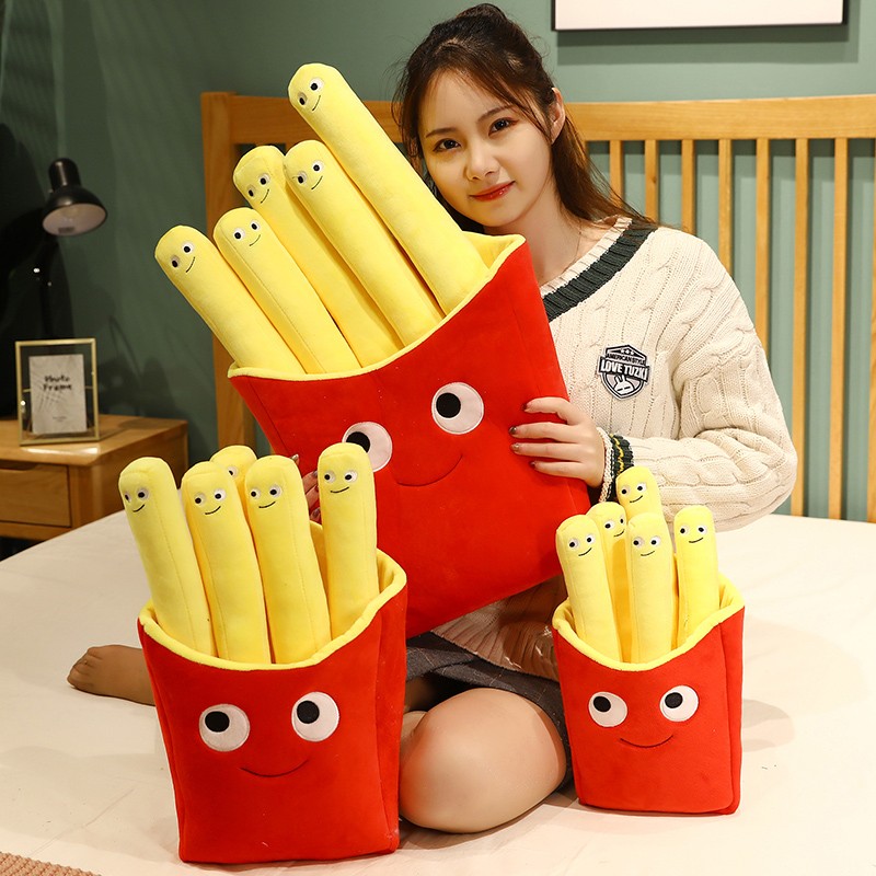 French Fries Plush Supplier - OEM Custom Kawaii Food Shape
