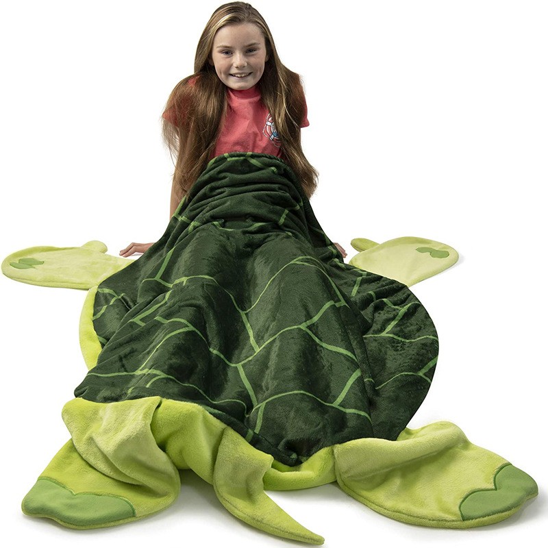 Sea Turtle Blanket Supplier - OEM Custom Wearable Bedding Kids