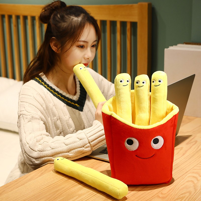 French Fries Plush Supplier - OEM Custom Kawaii Food Shape