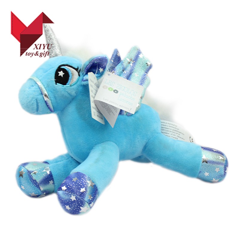 Unicorn Plush Toy Factory - OEM Custom Big Eyed Blue Doll