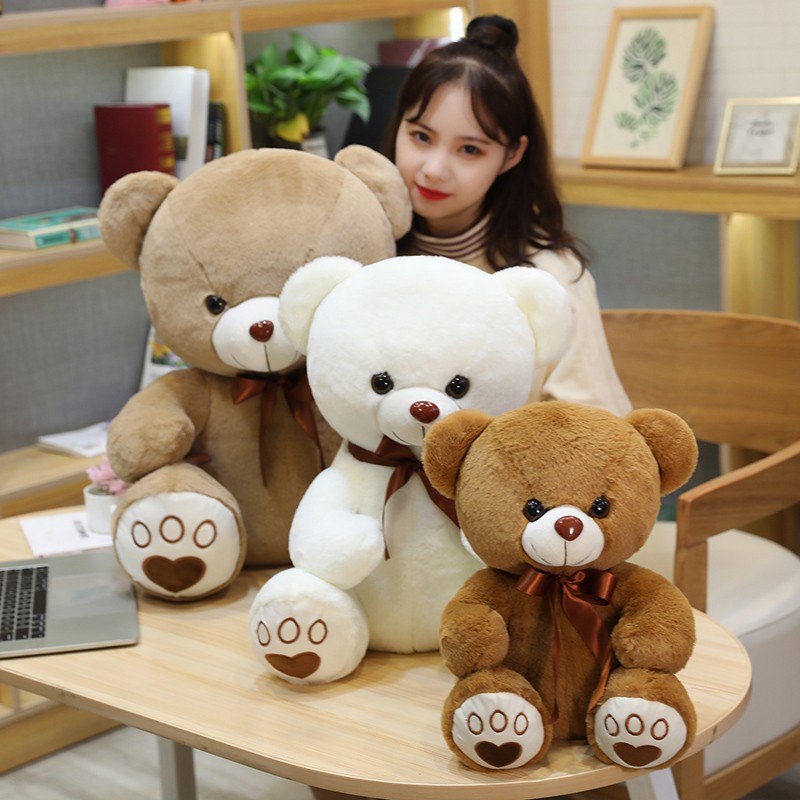 Sitting Bear Toy Supplier - OEM Custom Ribbon Decoration Kids