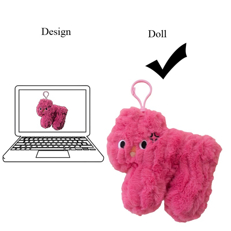 Panda Plush Keychain Manufacturer - OEM Custom Cartoon Animal